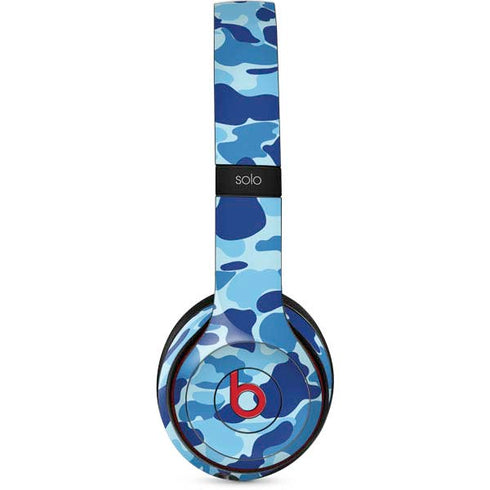Light Blue Street Camo Beats Solo 3 Wireless Skin