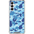 Light Blue Street Camo Galaxy A16 5G Clear Case