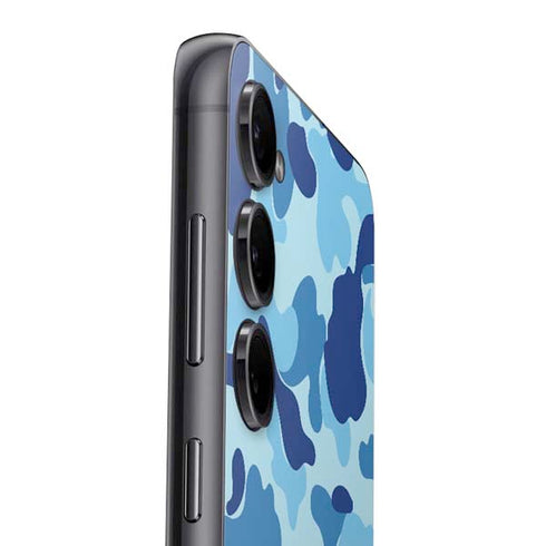 Light Blue Street Camo Galaxy A16 5G Skin