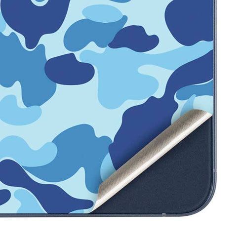 Light Blue Street Camo Galaxy A35 5G Skin