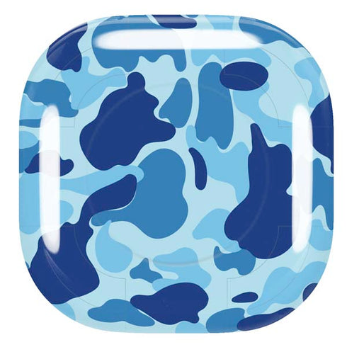 Light Blue Street Camo Galaxy Buds Live Skin