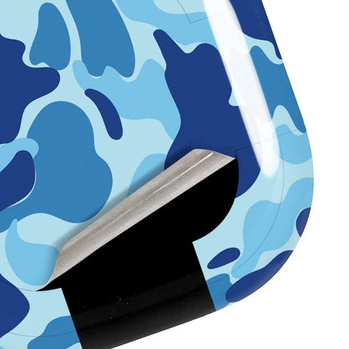 Light Blue Street Camo Galaxy Buds Pro Skin