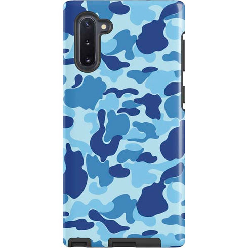 Light Blue Street Camo Galaxy Cases