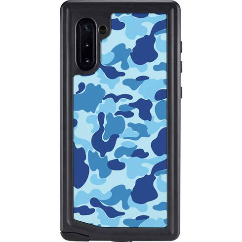 Light Blue Street Camo Galaxy Cases
