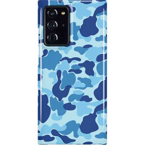 Light Blue Street Camo Galaxy Cases