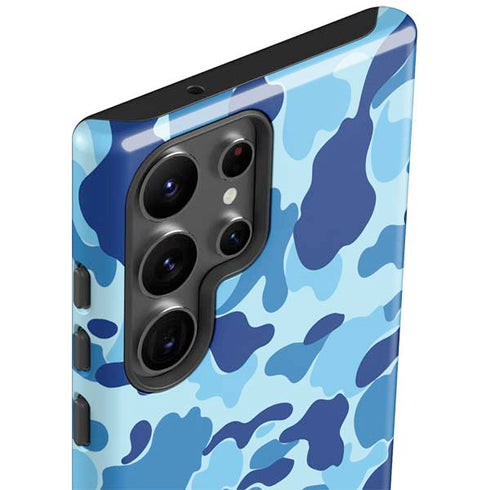 Light Blue Street Camo Galaxy S23 Ultra Pro Case