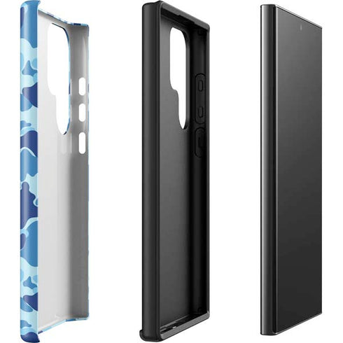 Light Blue Street Camo Galaxy S23 Ultra Pro Case