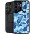 Light Blue Street Camo Galaxy S24 Kickstand Case