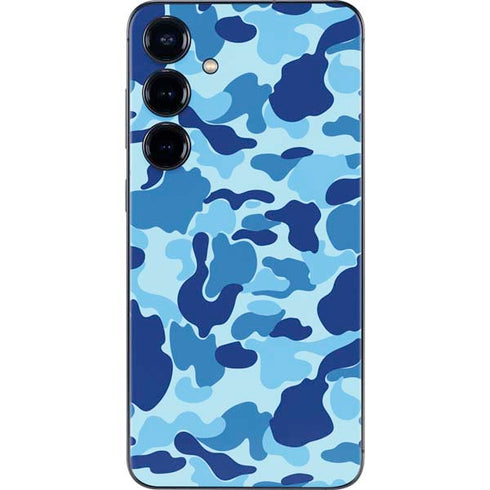Light Blue Street Camo Galaxy S25 Skin