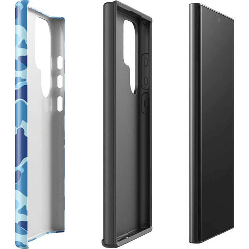 Light Blue Street Camo Galaxy S25 Ultra Impact Case