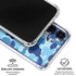 Light Blue Street Camo Galaxy S25 Clear Case