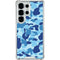 Light Blue Street Camo Galaxy S25 Ultra Clear Case