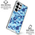 Light Blue Street Camo Galaxy S25 Ultra Clear Case