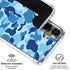 Light Blue Street Camo Galaxy S26 Clear Case