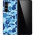 Light Blue Street Camo Galaxy Z Fold5 5G Skin
