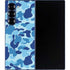 Light Blue Street Camo Galaxy Z Fold6 Skin