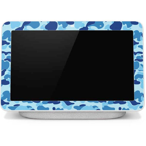 Light Blue Street Camo Google Home Hub Skin