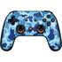 Light Blue Street Camo Google Stadia Controller Skin