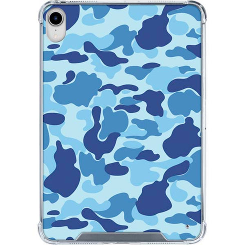 Light Blue Street Camo iPad 11th Gen (2025) Clear Case