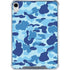 Light Blue Street Camo iPad 11th Gen (2025) Clear Case