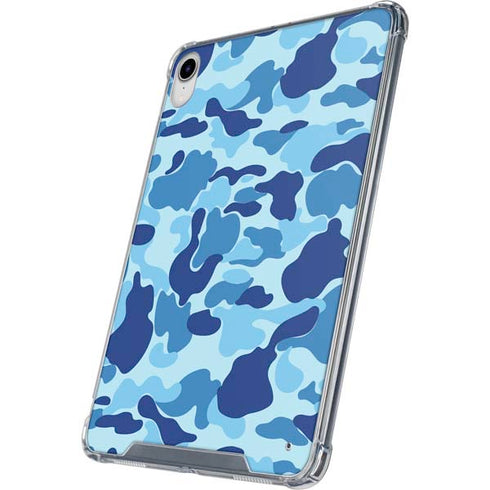 Light Blue Street Camo iPad 11th Gen (2025) Clear Case