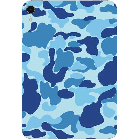 Light Blue Street Camo Apple iPad Mini Skin
