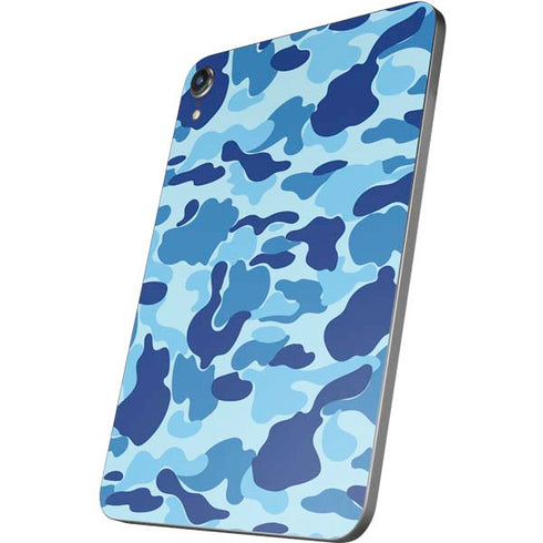 Light Blue Street Camo Apple iPad Mini Skin