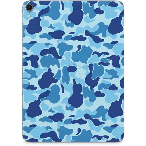 Light Blue Street Camo Apple iPad Pro Skin