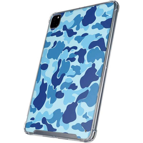 Light Blue Street Camo iPad Cases