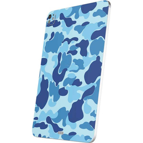 Light Blue Street Camo iPad Pro 13in M4 (2024) Skin