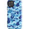 Light Blue Street Camo iPhone Cases