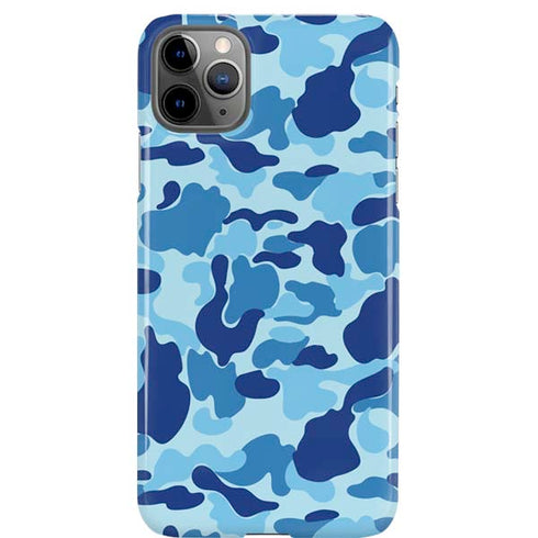Light Blue Street Camo iPhone Cases