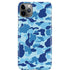 Light Blue Street Camo iPhone Cases