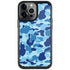 Light Blue Street Camo iPhone Cases