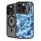 Light Blue Street Camo iPhone 13 Pro Kickstand Case