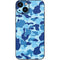 Light Blue Street Camo iPhone Skins