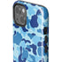Light Blue Street Camo iPhone 15 Impact Case