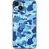 Light Blue Street Camo iPhone 15 Skin