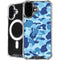 Light Blue Street Camo iPhone 16 MagSafe Case