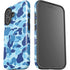 Light Blue Street Camo iPhone 16 Plus Impact Case