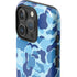 Light Blue Street Camo iPhone 16 Pro Impact Case