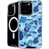 Light Blue Street Camo iPhone 16 Pro Max MagSafe Case