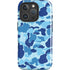Light Blue Street Camo iPhone 16 Pro Max Magsafe Impact Case