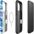 Light Blue Street Camo iPhone 16 Pro Max Magsafe Impact Case