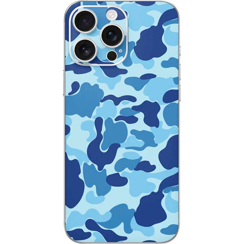 Light Blue Street Camo iPhone 16 Pro Max Skin