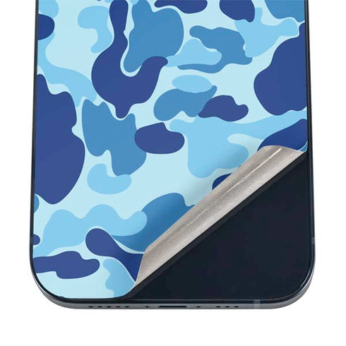 Light Blue Street Camo iPhone 16 Skin