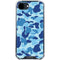 Light Blue Street Camo iPhone 16e Clear Case