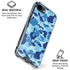 Light Blue Street Camo iPhone 16e Clear Case