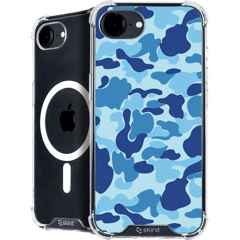 Light Blue Street Camo iPhone 16e MagSafe Case