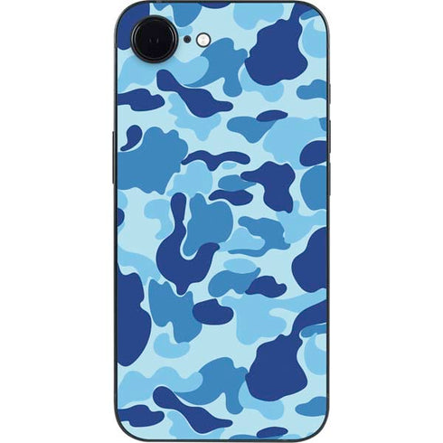 Light Blue Street Camo iPhone 16e Skin